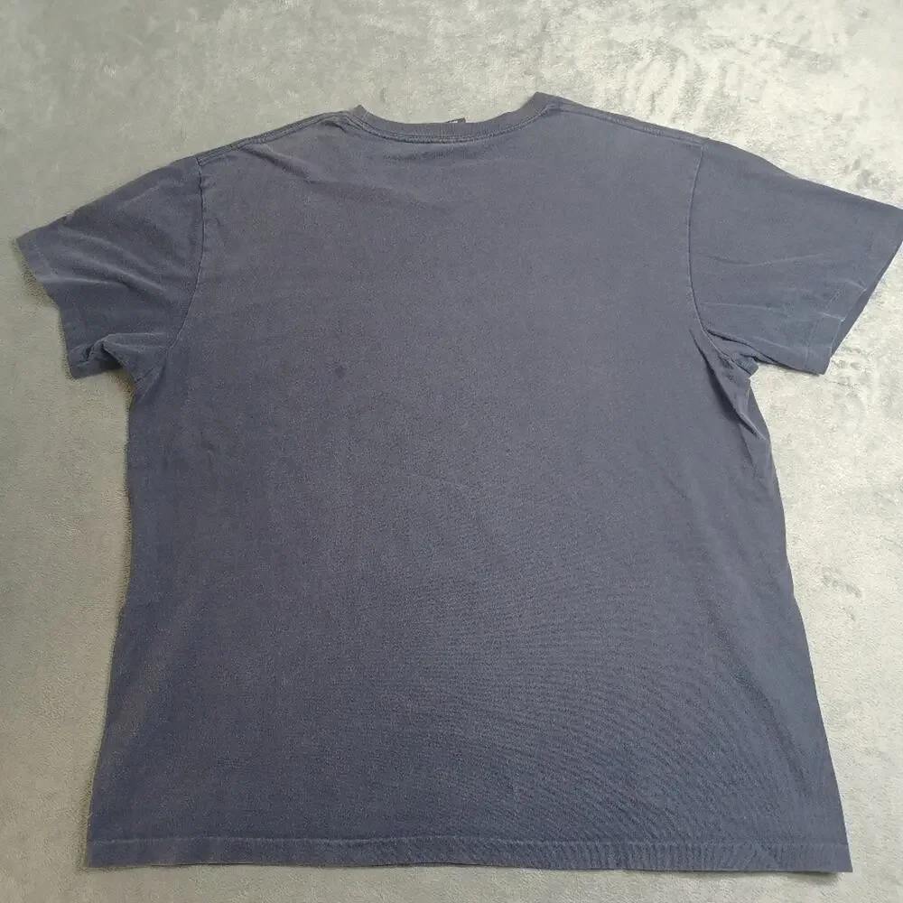 Polo Ralph Lauren Classic Fit Cotton Shirt Size XL Blue Embroidery Logo Pony Y2K